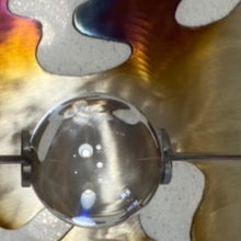 "Time/Space" by Tom Watson, Stainless Steel, Glass