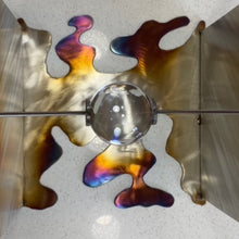 "Time/Space" by Tom Watson, Stainless Steel, Glass
