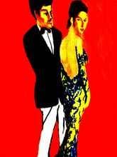 "See Thru Blue Gown" By Harry Weisburd, Watercolor on Paper
