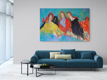 "The Great Dames" by Alexi Fine, Oil on Canvas
