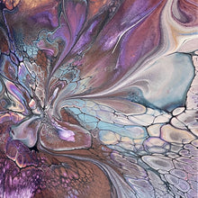 “The Heart of the Matter” by Kimberly Altman, Fluid Acrylic on Wood Panel Sealed with Resin