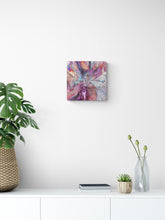 “The Heart of the Matter” by Kimberly Altman, Fluid Acrylic on Wood Panel Sealed with Resin