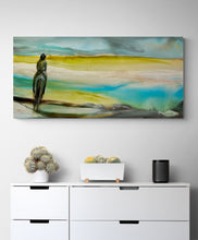 "No Reins" by Lynn Marie, Mixed Media on Canvas