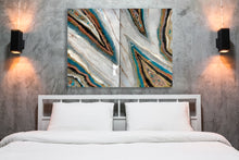 “Sedona Sunset “ by Karen Cain, Mixed Media on Birch Wood Panel