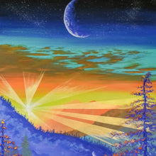 "Find Your Horizon" by Ashley Wright, Acrylic on Canvas