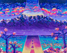 "Intersection of Perceived Reality" by Ashley Wright, Acrylic on Canvas