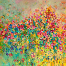 "A Pop of Happiness" By Jeannie Fafoutis, Acrylic on Canvas