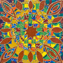 " Celebration Series No 1 " Triptych by Adèle Franklin, Mixed media on Canvas