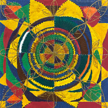 " Celebration Series No 1 " Triptych by Adèle Franklin, Mixed media on Canvas