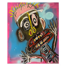 "Esoteric" by Tony Pharo, Mixed Media on Primed Wood Panel