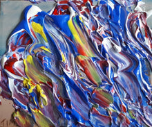 "Art Glass Style Impasto" By Tim Galimany, Acrylic on Canvas