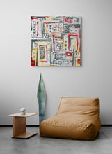 “Box of Crayons” by Bahar Varzgah, Acrylic on Canvas