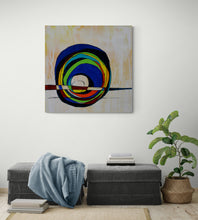 "Round Not Square" by Brenda Allison, Acrylic on Canvas
