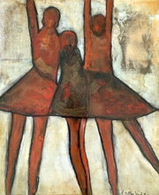 “Ballerina 2020” By Terenia Offenbacker, Acrylic on Wood Panel