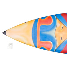 "Beetle board #1" by Dwight Touchberry, Mixed Media on Recycled Surfboard