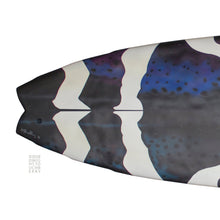 "Beetle board #2 “Acronia”" by Dwight Touchberry, Mixed Media on Recycled Surfboard