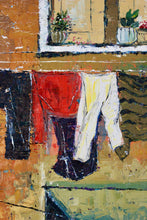 "Beirut Windows" by May Attar, Oil on Canvas