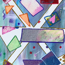"Moment of Impact" By Lisa Benken, Mixed Media on Canvas