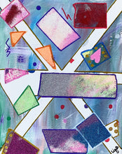 "Moment of Impact" By Lisa Benken, Mixed Media on Canvas