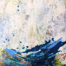 "Winterscape III" by Elizabeth Brandstater, Encaustic on Wood