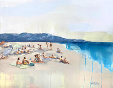 "Majestic Coast" by Kristine Brookshire, Acrylic and Gouache on Canvas