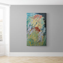 "Gold Rain" by Camilla Rahaman-MacDonald, Acrylic on Stretched Canvas