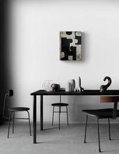 "Lack of Restraint" by Carla Cohen, Mixed Media on Wood Panel