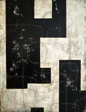 "Surface Tension" by Carla Cohen, Mixed Media on Wood Panel