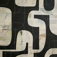 "Sudden Shift" by Carla Cohen, Mixed Media on Wood Panel