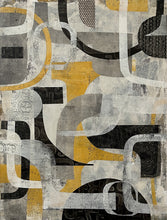 "Berlin" by Carla Cohen, Mixed Media on Wood Panel