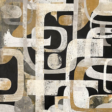"St. Germain" by Carla Cohen, Mixed Media on Wood Panel