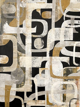 "St. Germain" by Carla Cohen, Mixed Media on Wood Panel