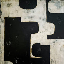 "Lack of Restraint" by Carla Cohen, Mixed Media on Wood Panel