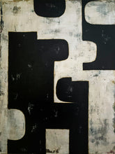 "Lack of Restraint" by Carla Cohen, Mixed Media on Wood Panel