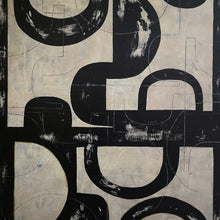 "Higher Ground" by Carla Cohen, Mixed Media on Wood Panel