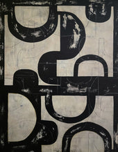 "Higher Ground" by Carla Cohen, Mixed Media on Wood Panel