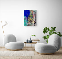 "Untitled" by Yoram Chisin, Oils on Jute