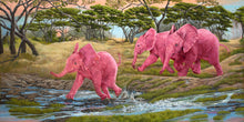 "A Splash of Pink" by Laura Curtin, Oils on Canvas