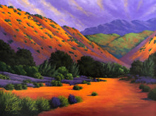 “Canyon Aglow” By Joe A. Oakes, Acrylic on Canvas