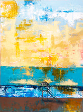 "Lonely Lifeguard" by Colleen Flynn, Giclee on Aluminum