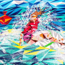 "Waverider I" by John Cross, Textured Acrylic on Canvas