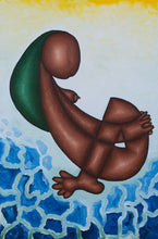 "Cannoball Dive" by Daniel Burtea, Oil on Canvas