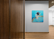 "Washing Hair" by  Darrel McPherson, Oil on Canvas