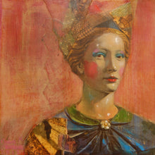 "Royal" by Joshua Burbank, Mixed Media on Wood Panel