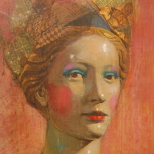 "Royal" by Joshua Burbank, Mixed Media on Wood Panel