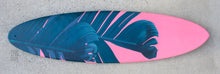 "Tropical Banana Leaf" by Dwight Touchberry, Mixed Media on Recycled Surfboard