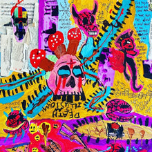 "Rebirth of Mind" by Darious Hart, Mixed Media on Canvas