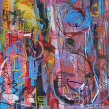 "Guilt and Grit" by Michael Doering, Mixed Media on Canvas