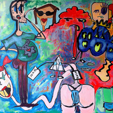 "Four opinions" by Egija Zviedre, Acrylic on Canvas