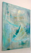 "Dancing Waters" by Emery Marczinko, Mixed Media on Canvas